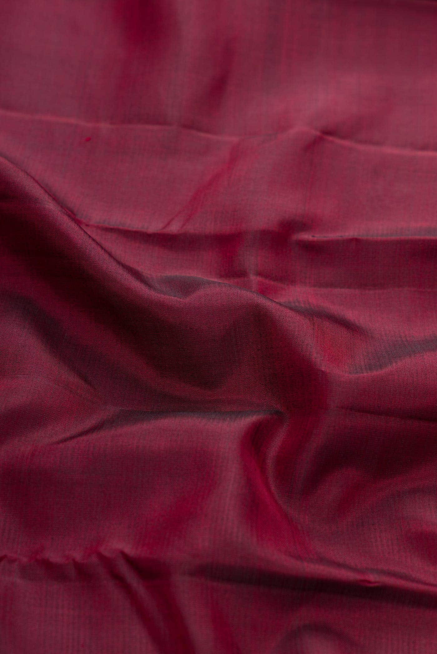 Pure Silk Pure Zari Maroon Dual Tone Kanchipuram Saree