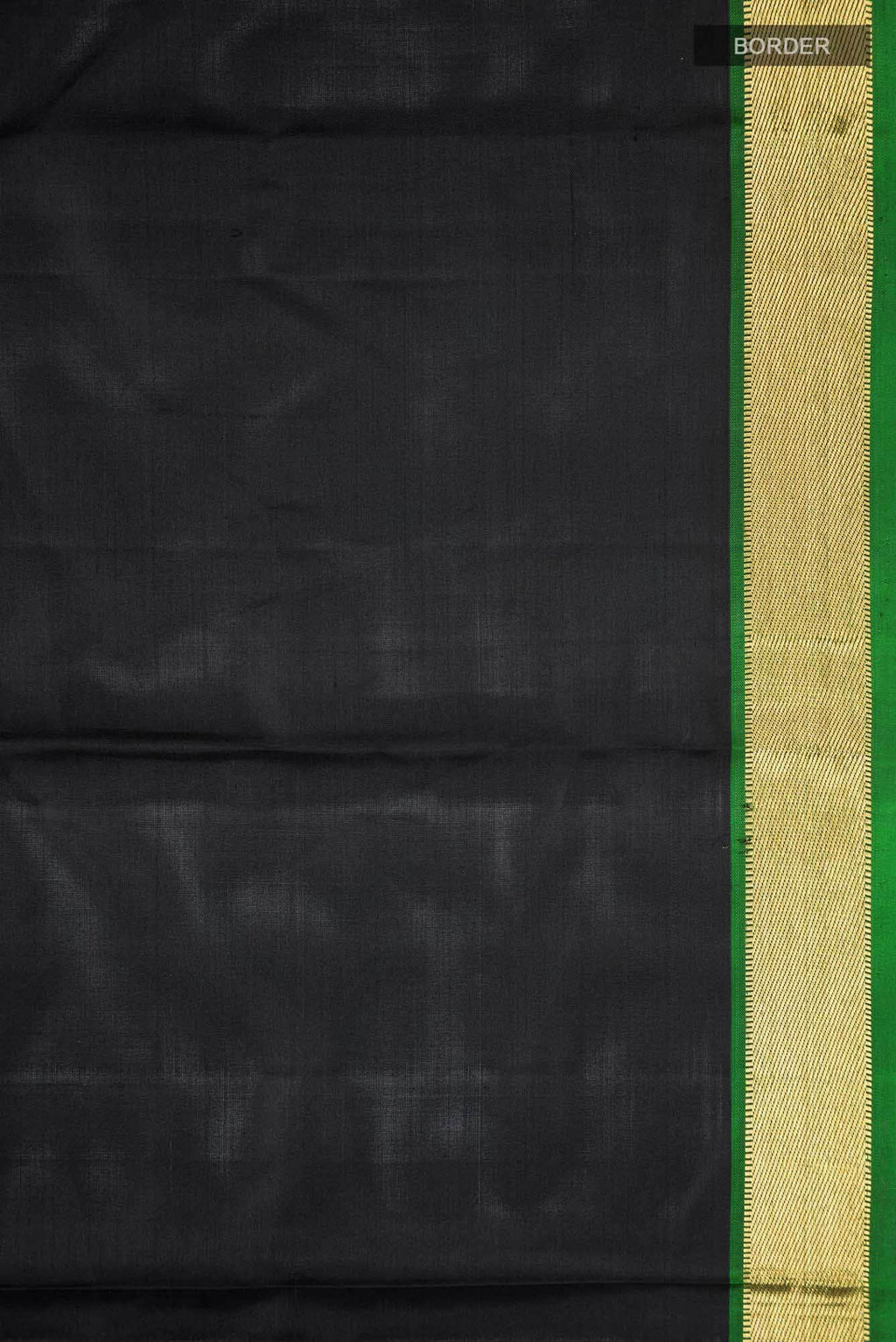 Black Kanchipuram Silk Saree