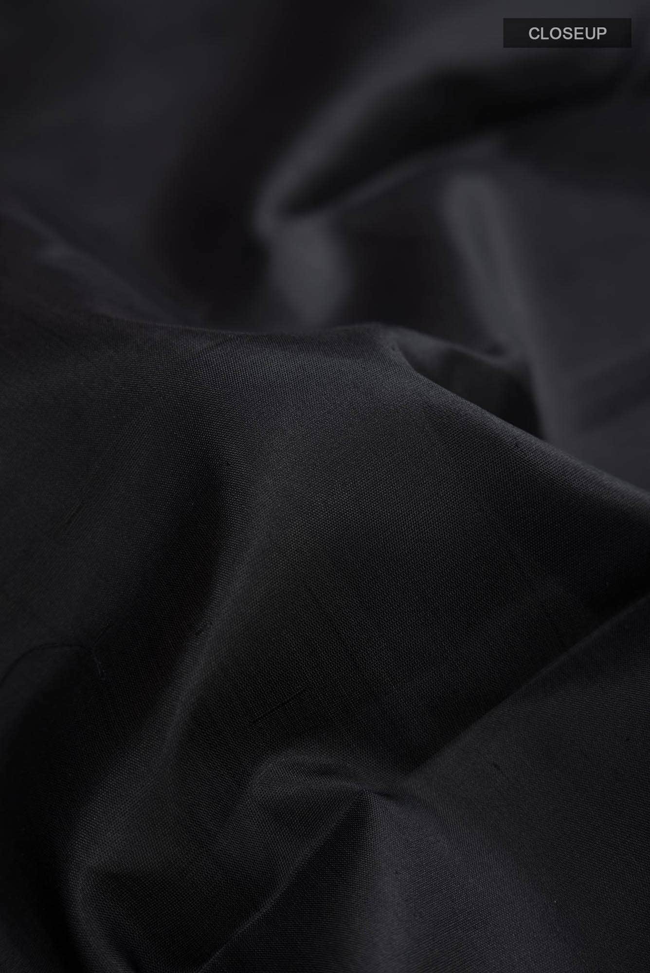 Black Kanchipuram Silk Saree