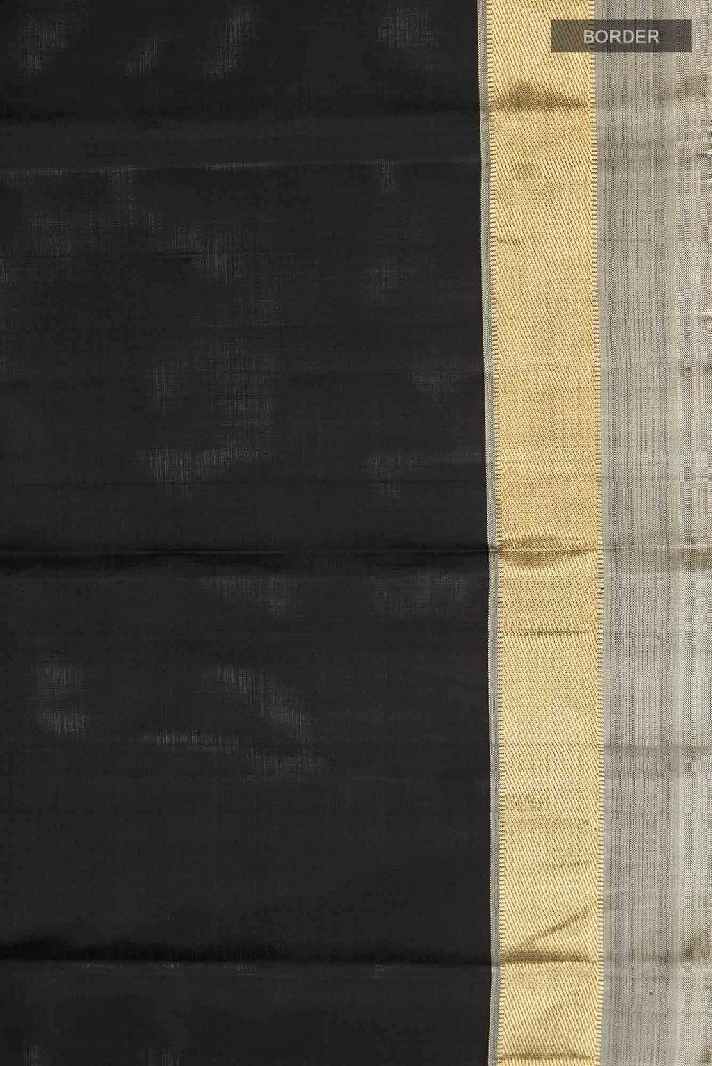 Black Kanchipuram Silk Saree