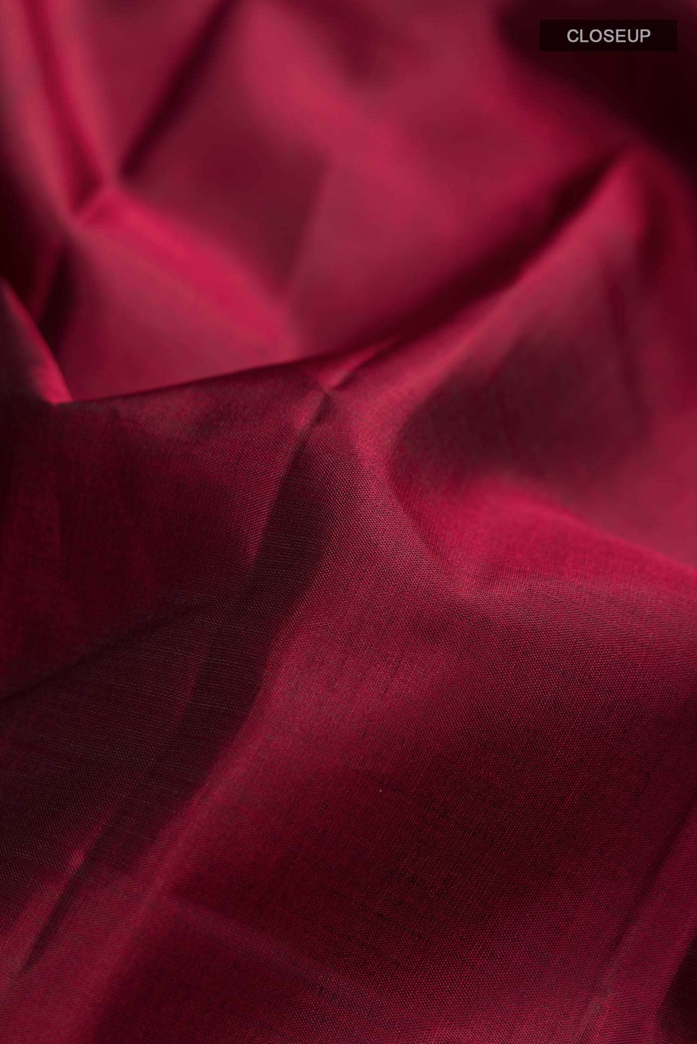 Maroon Kanchipuram Silk Saree