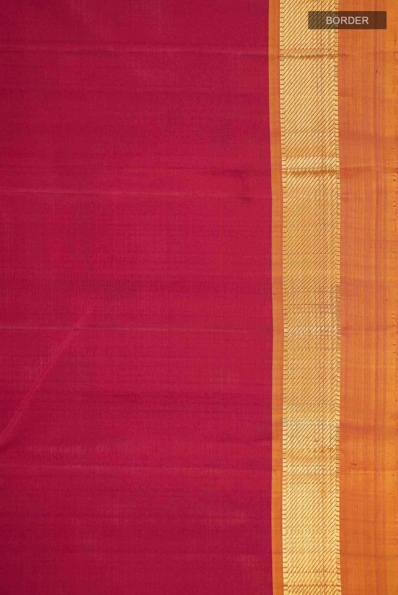 Maroon Kanchipuram Silk Saree