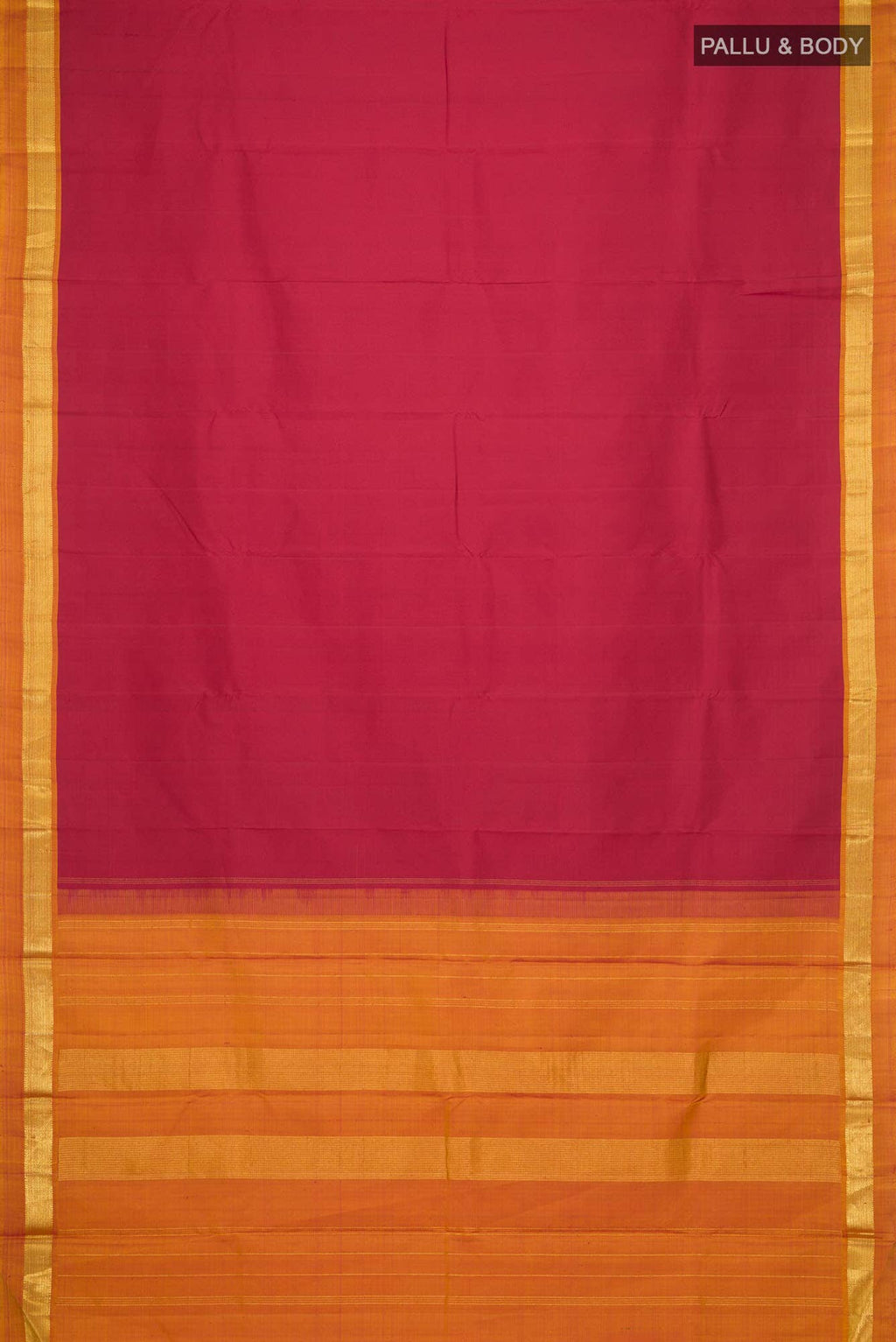 Maroon Kanchipuram Silk Saree