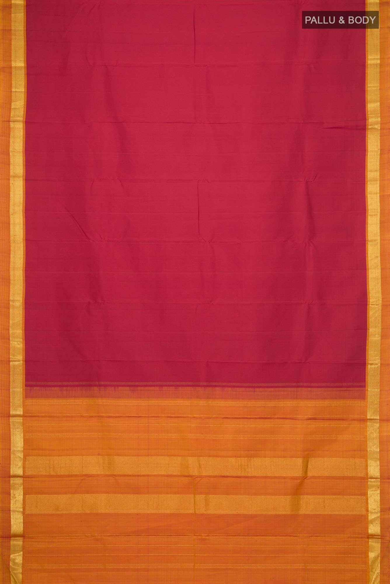Maroon Kanchipuram Silk Saree