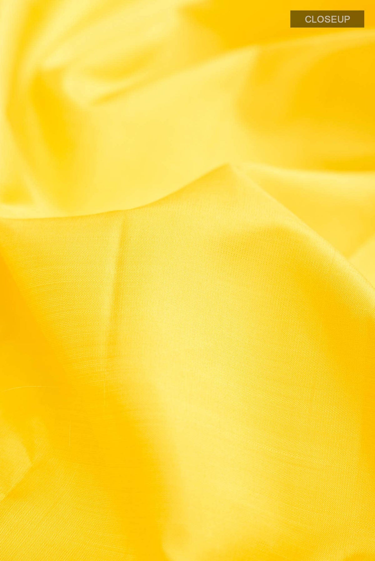 Yellow Kanjivaram Silk Saree