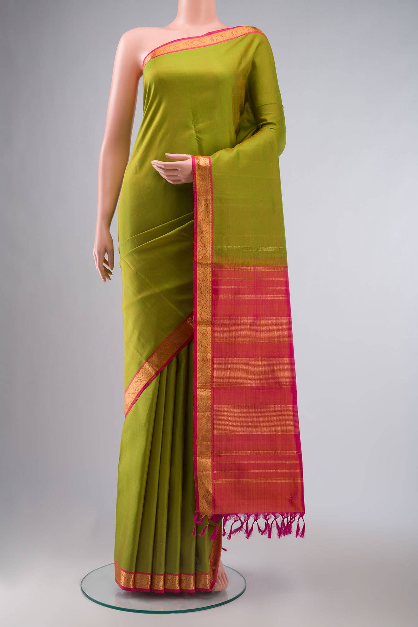 Green Kanchipuram Silk Saree