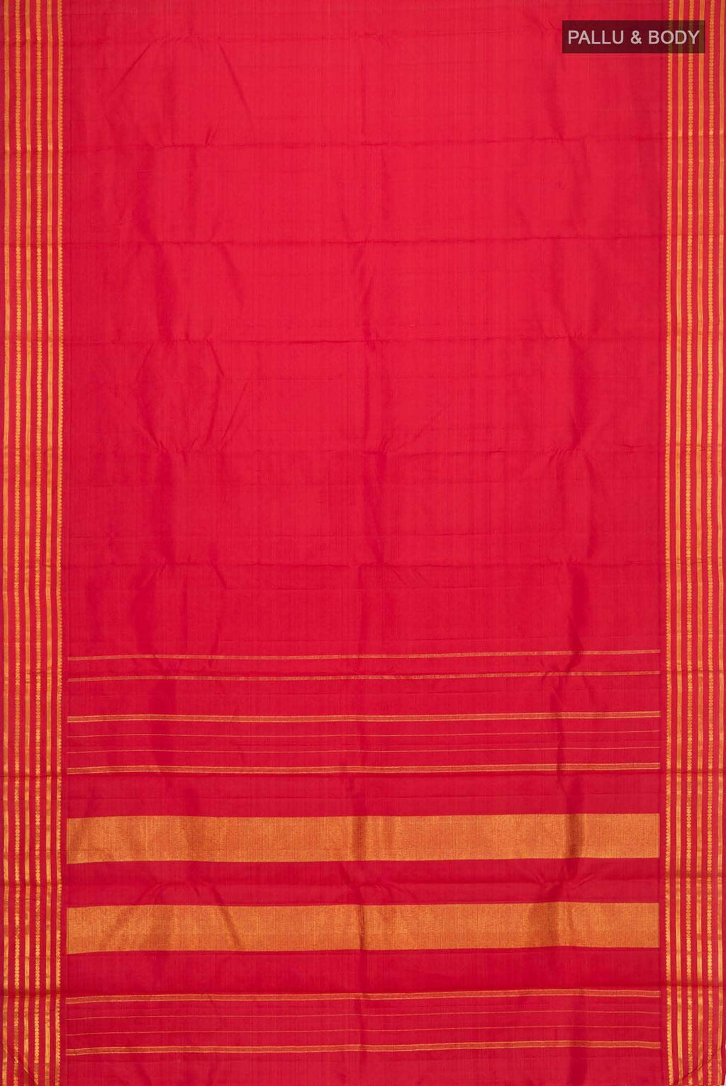 Red Kanchipuram Silk Saree