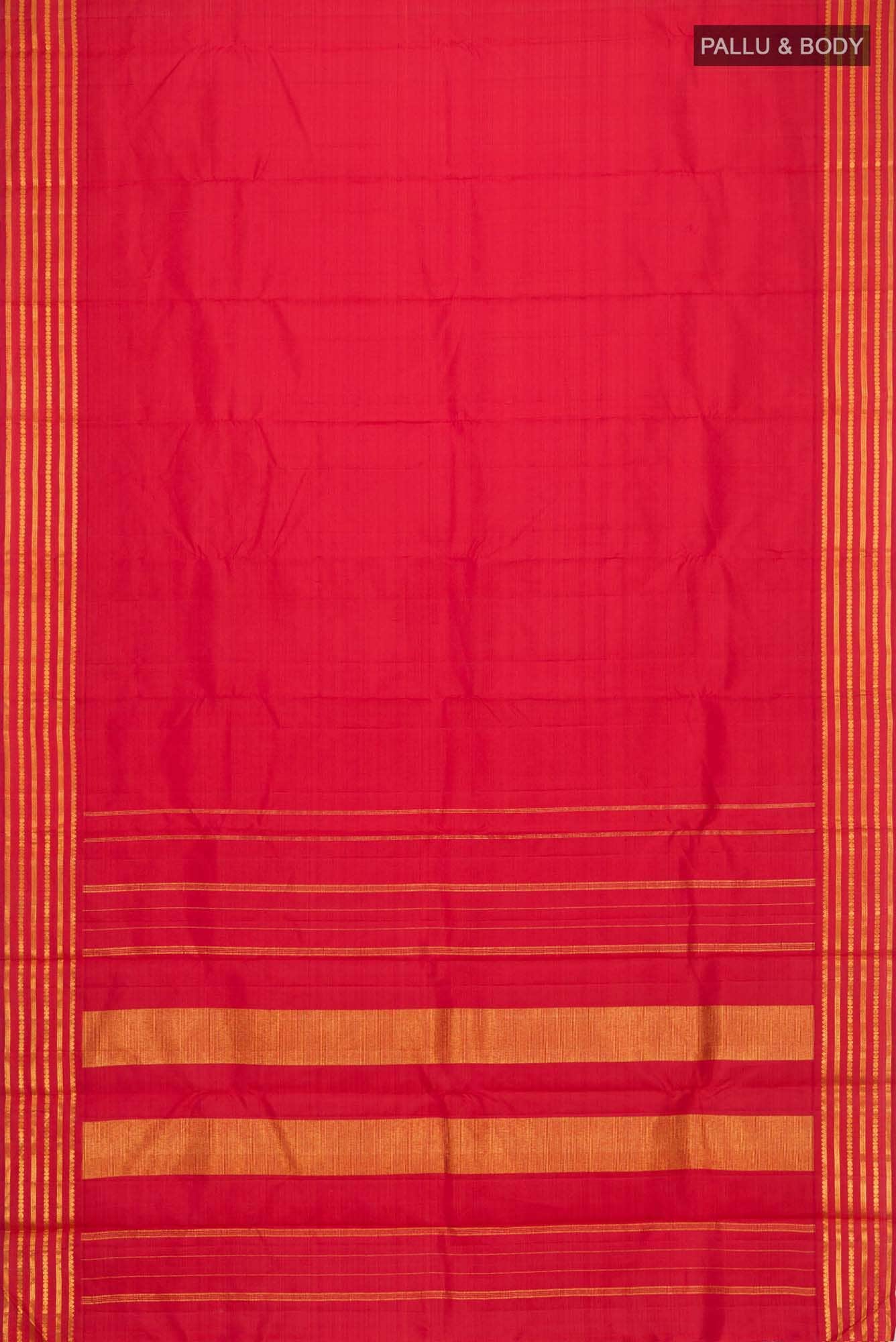 Red Kanchipuram Silk Saree