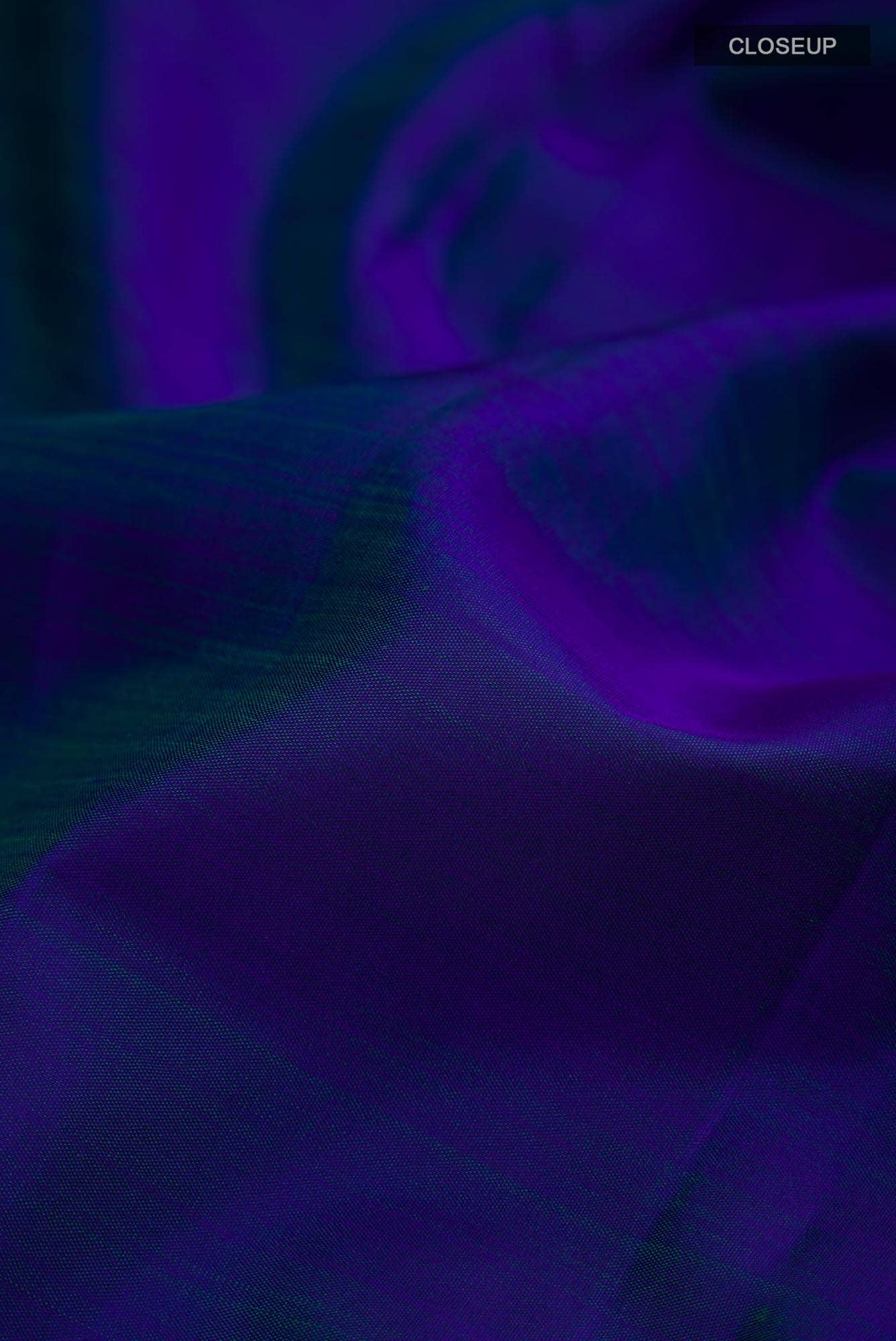Blue Kanchipuram Silk Saree