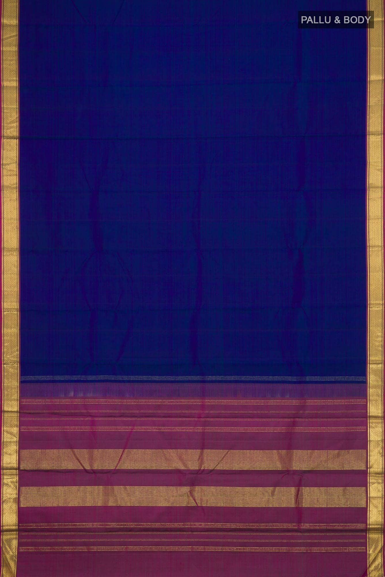 Blue Kanchipuram Silk Saree