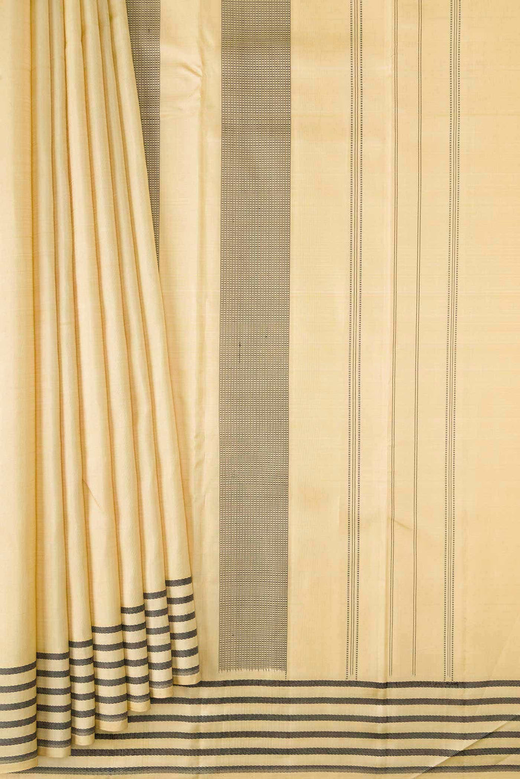 Sandal Kanchipuram Silk Saree