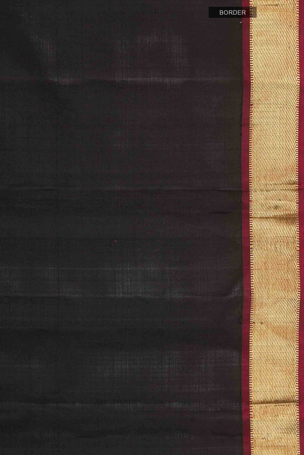 Black Kanchipuram Silk Saree
