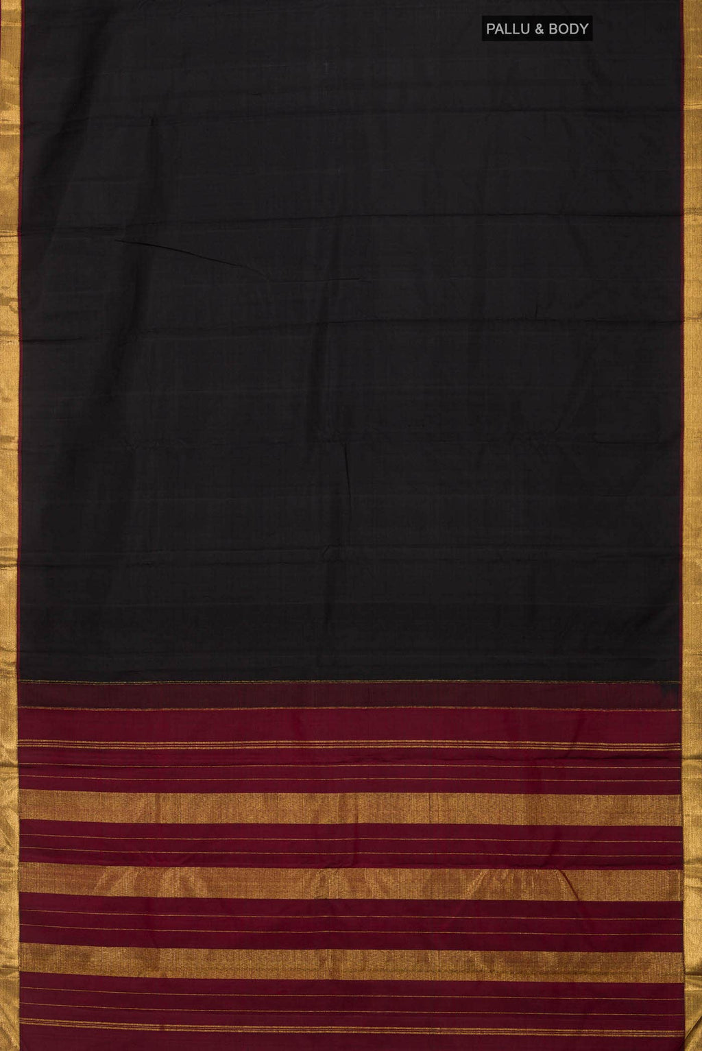 Black Kanchipuram Silk Saree
