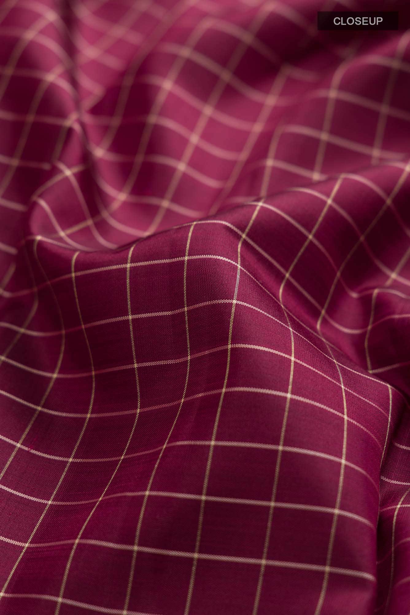 Purple Kanchipuram Silk Saree