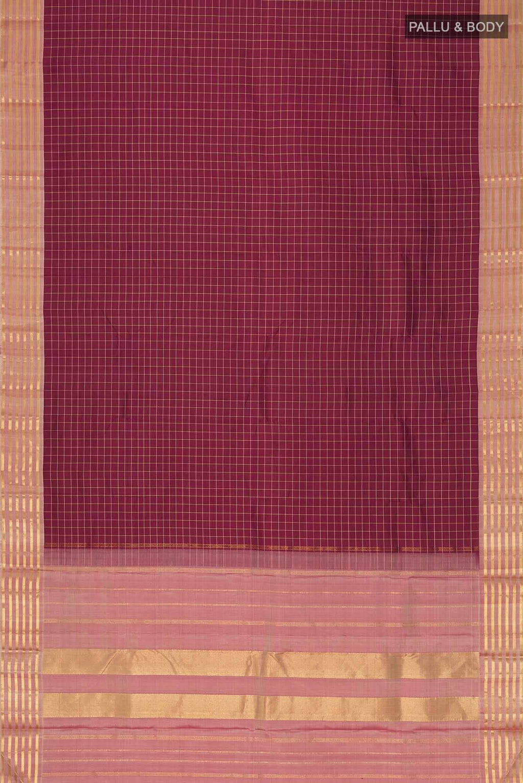 Purple Kanchipuram Silk Saree