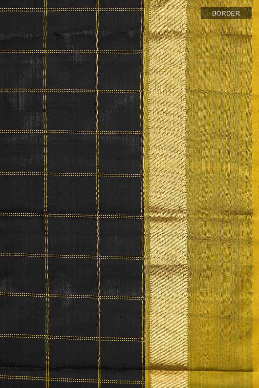 Black Kanchipuram Silk Saree