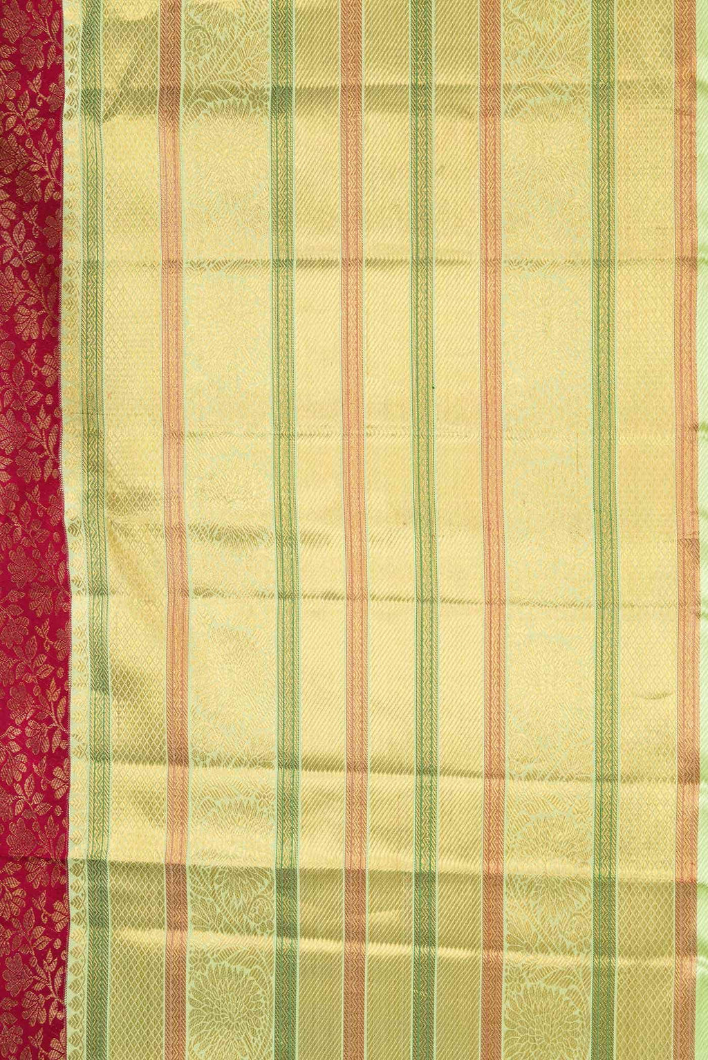 Maroon Dual Tone Kanchipuram Silk Saree