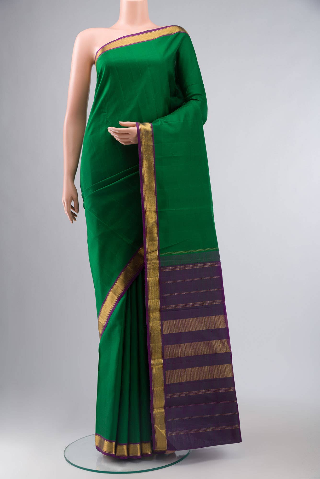 Green Kanchipuram Silk Saree