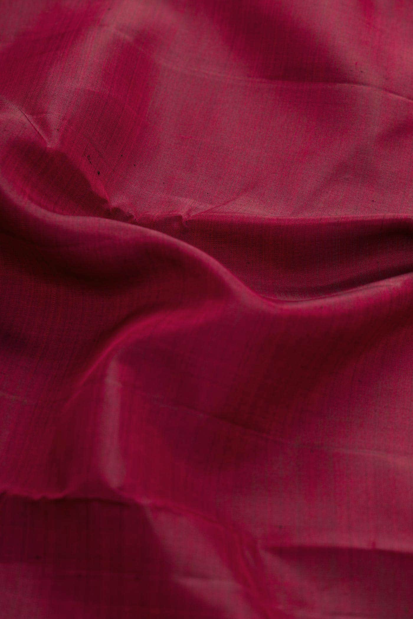 Pure Silk Pure Zari Maroon Dual Tone Kanchipuram Saree