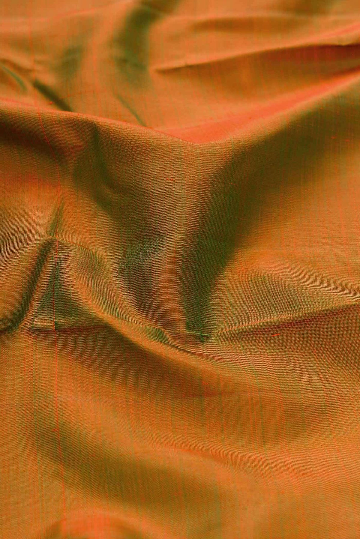 Mehandi Green Dual Tone Kanjivaram Silk Saree