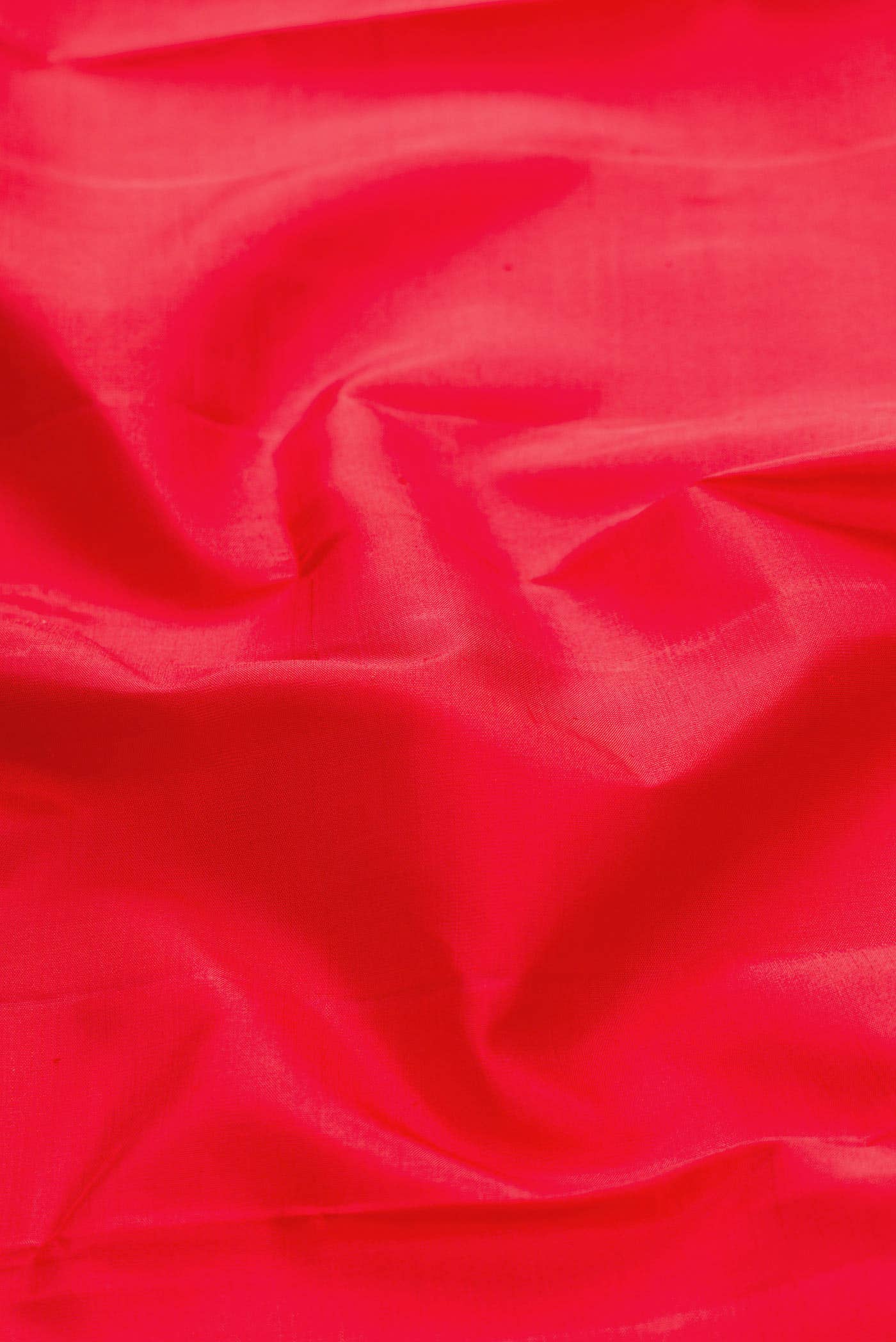 Pure Silk Pure Zari Red Dual Tone Kanchipuram Saree