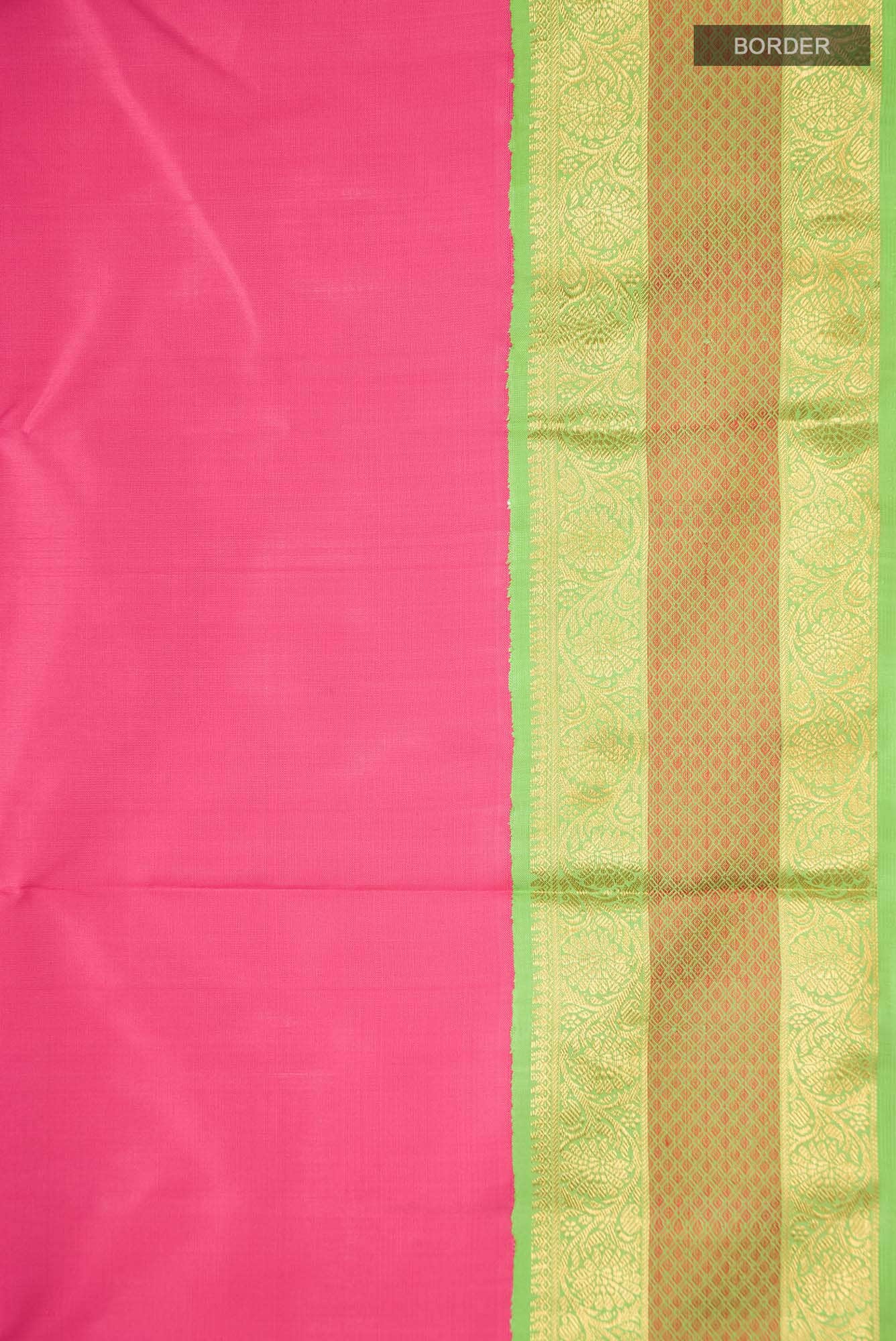 Pink Kanchipuram Silk Saree
