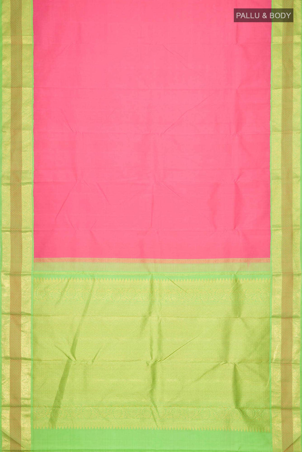 Pink Kanchipuram Silk Saree