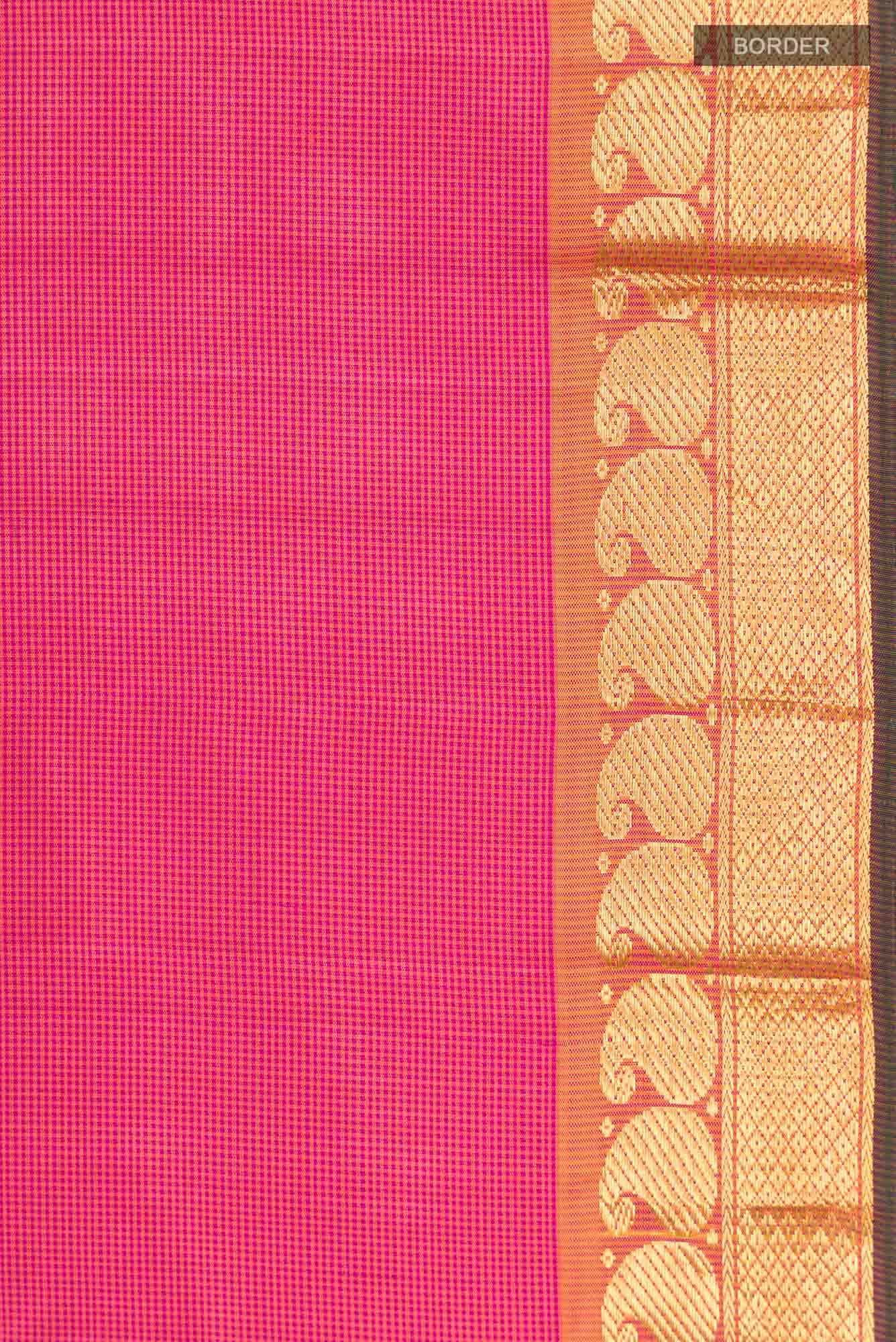 Pink Kanchipuram Silk Saree