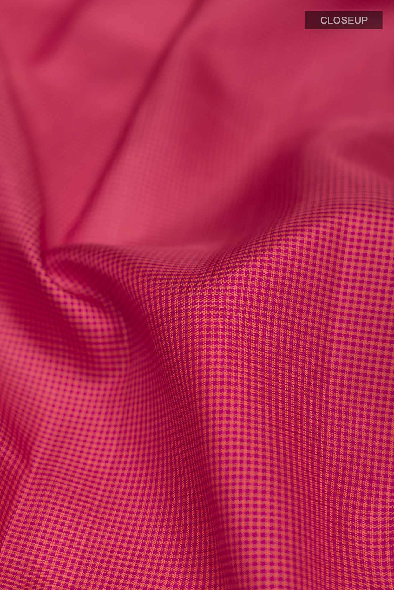 Pink Kanchipuram Silk Saree
