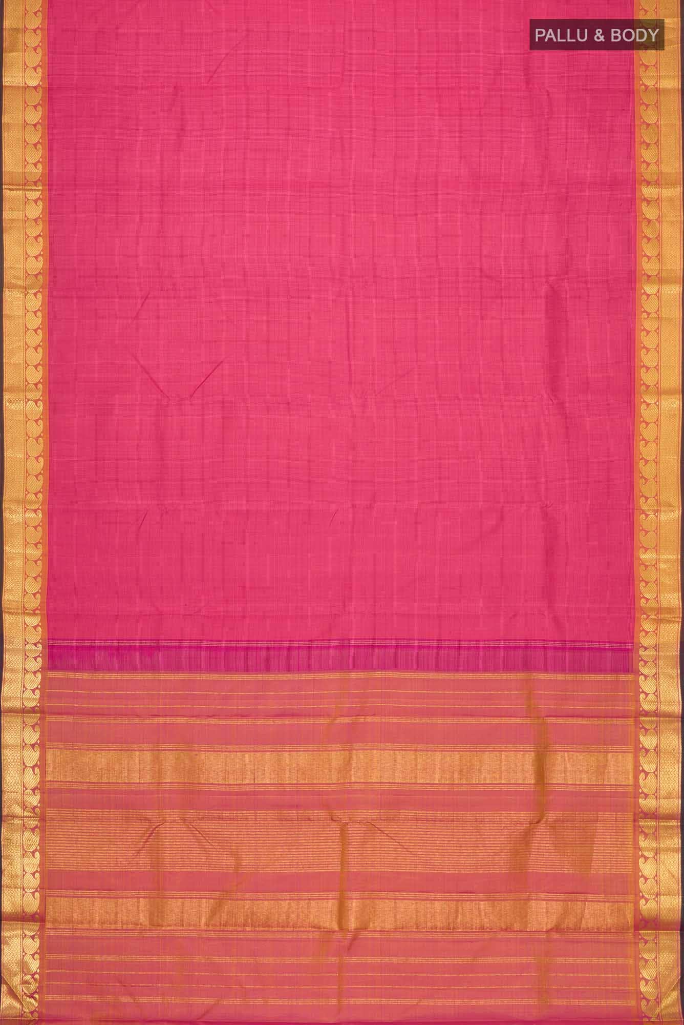 Pink Kanchipuram Silk Saree