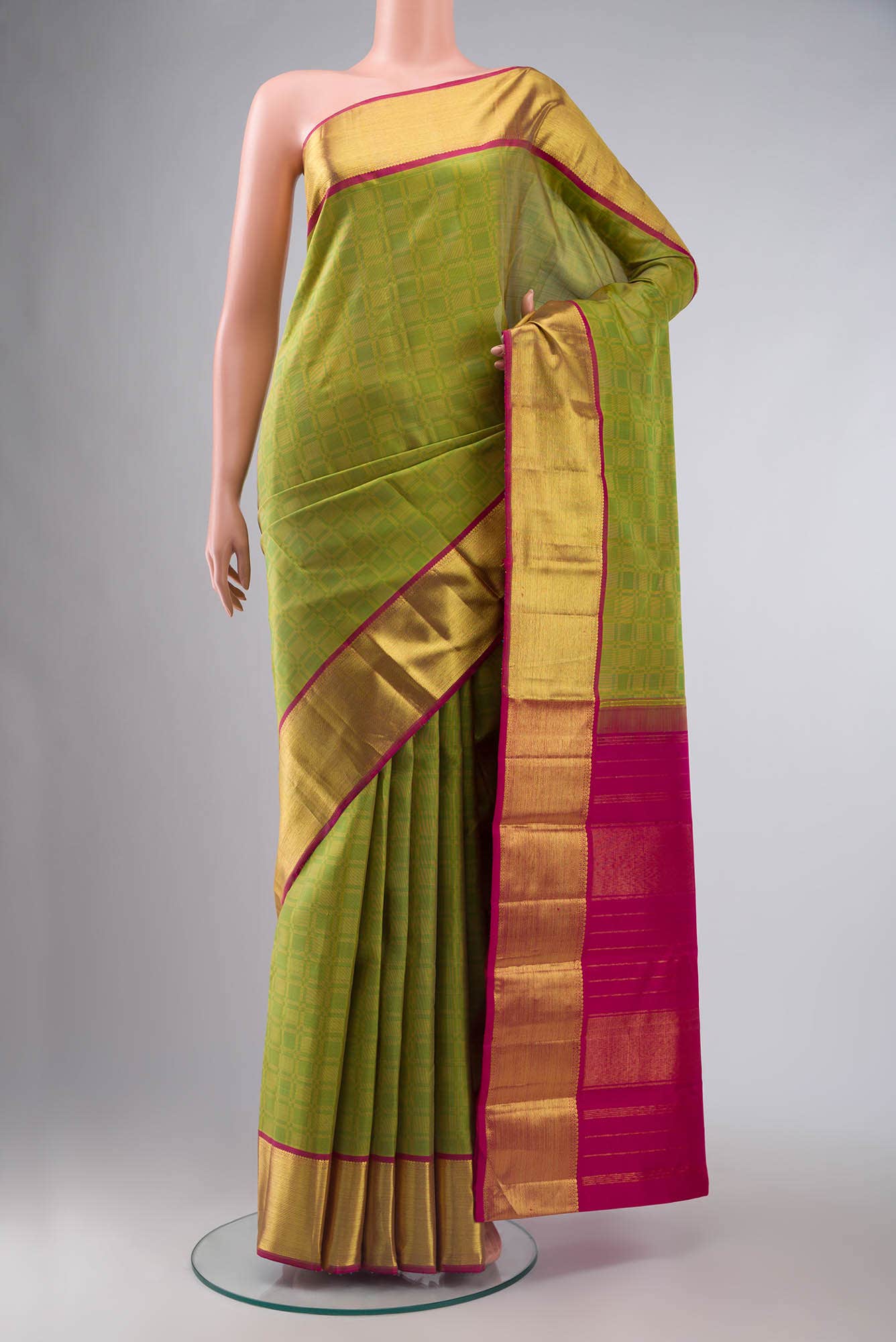 Green Kanchipuram Silk Saree