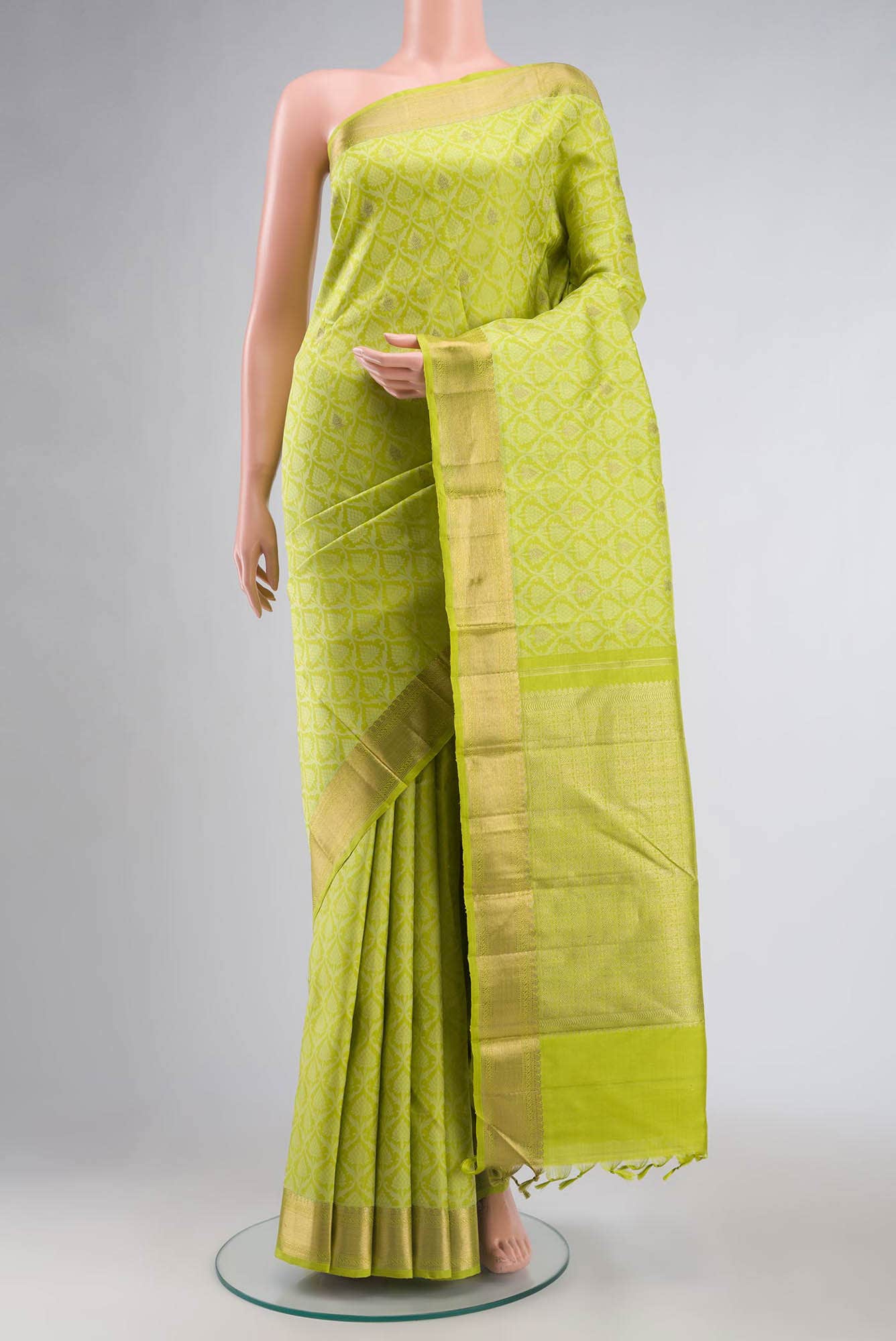 Green Kanchipuram Silk Saree