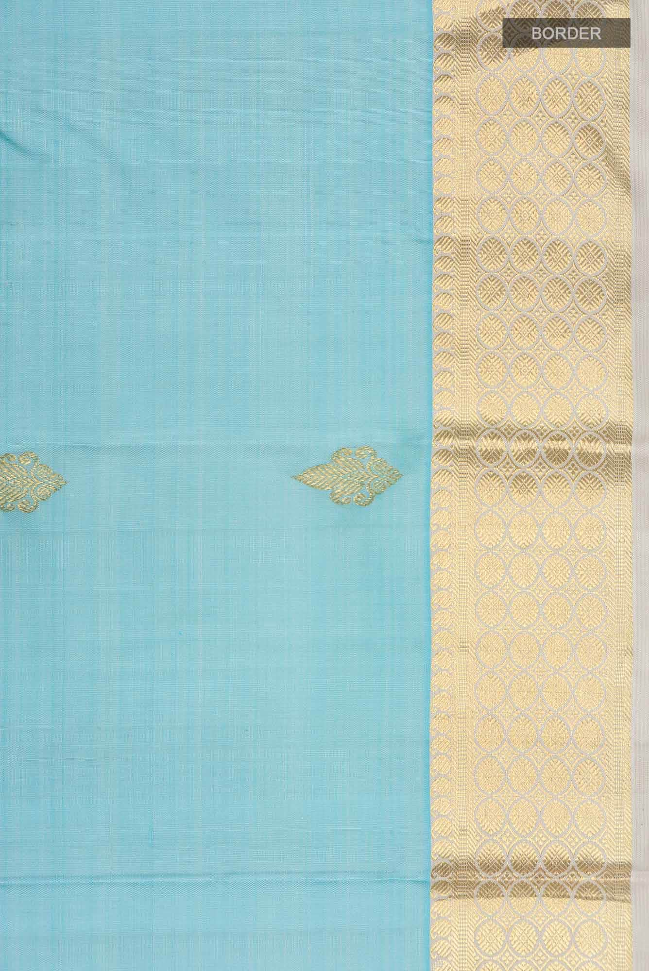 Blue Kanchipuram Silk Saree