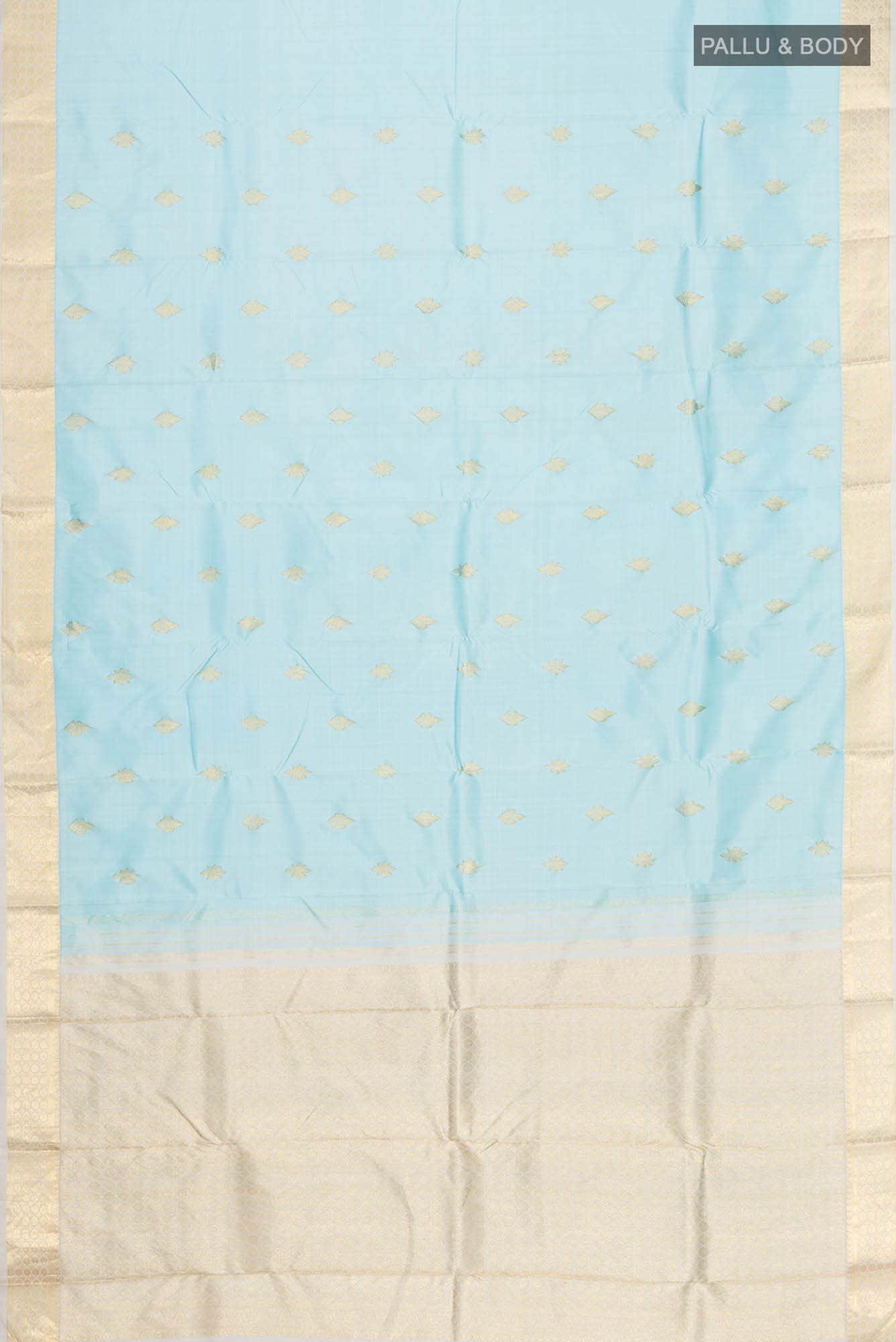 Blue Kanchipuram Silk Saree