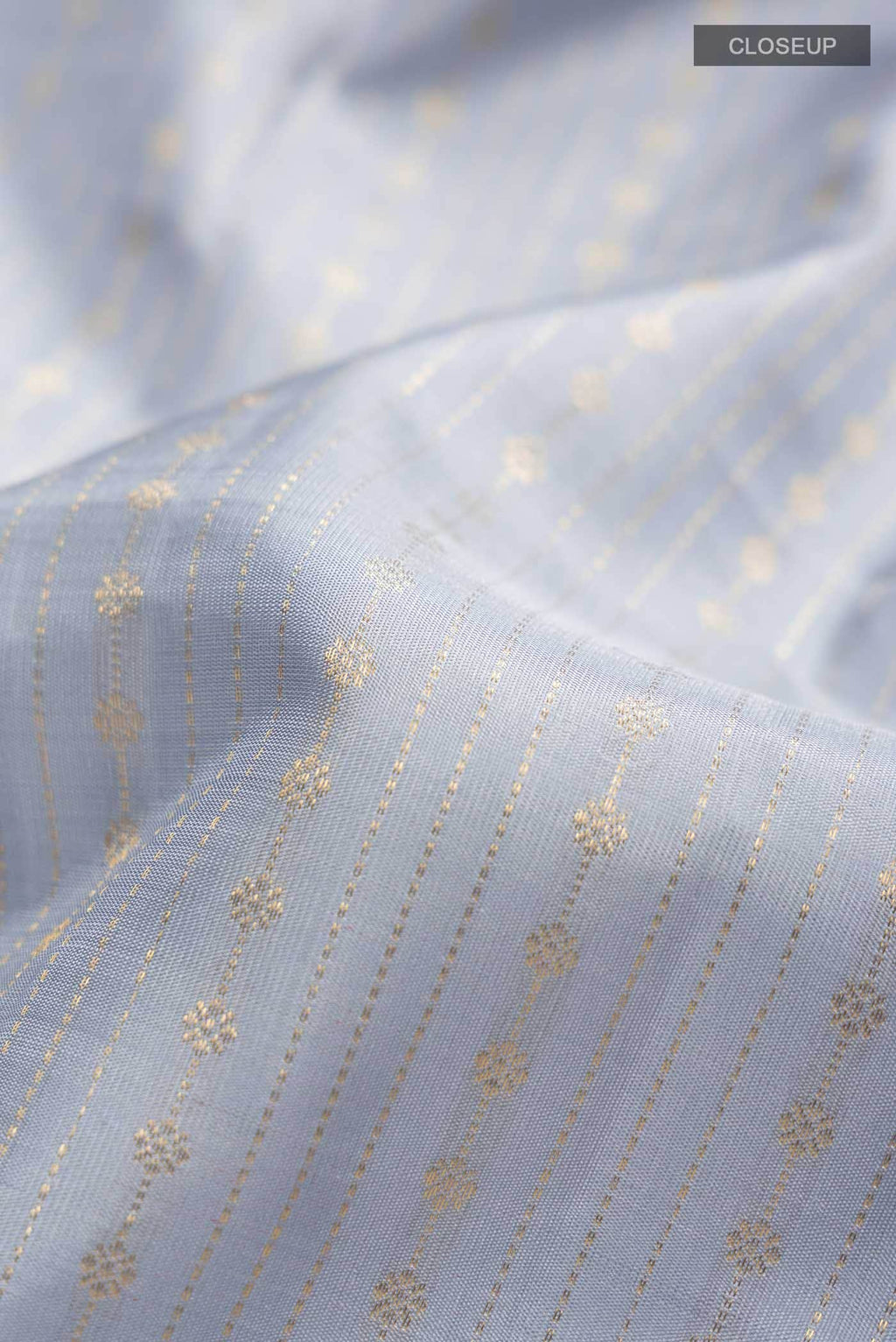 Grey Kanchipuram Silk Saree