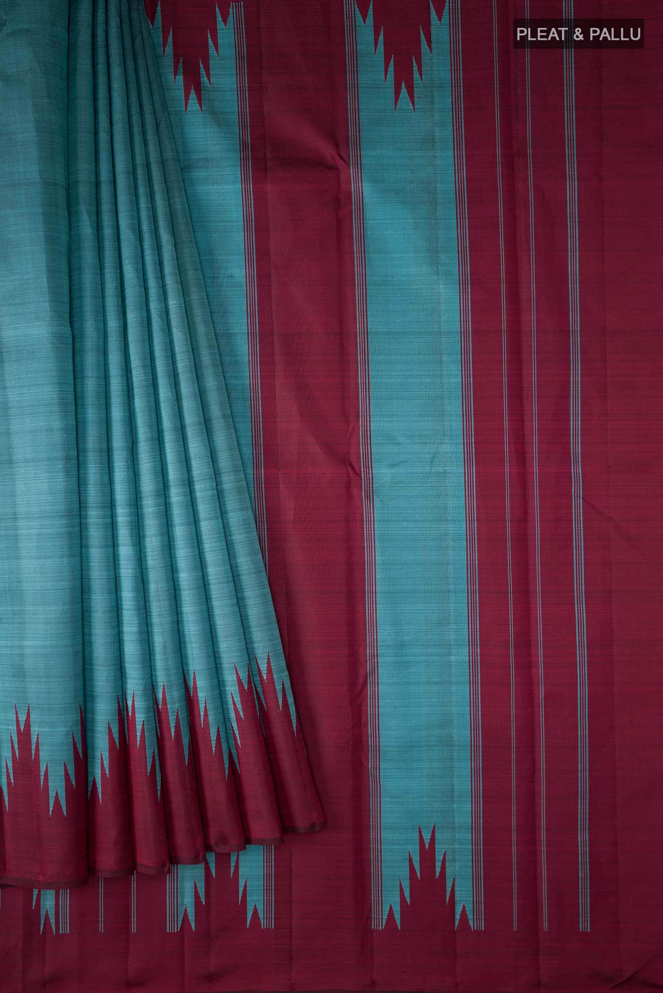 Blue Kanchipuram Silk Saree