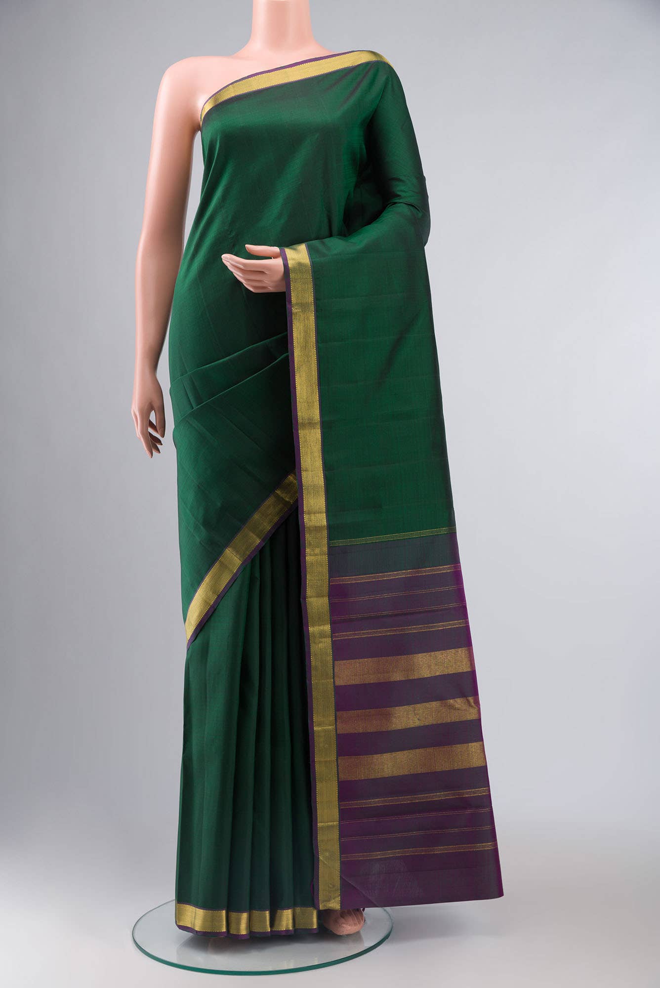 Green Kanchipuram Silk Saree