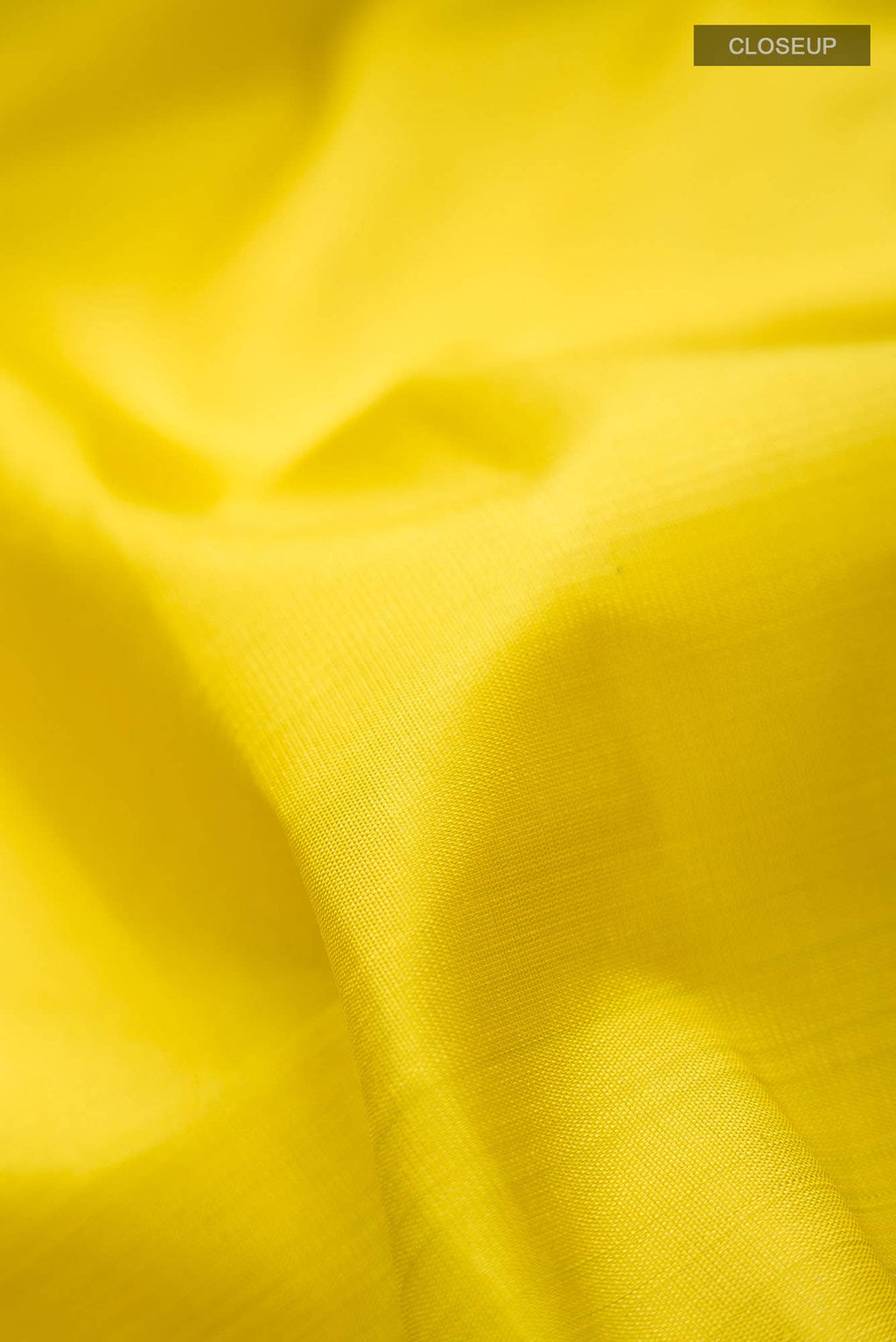 Pure Silk Pure Zari Yellow Kanchipuram Saree