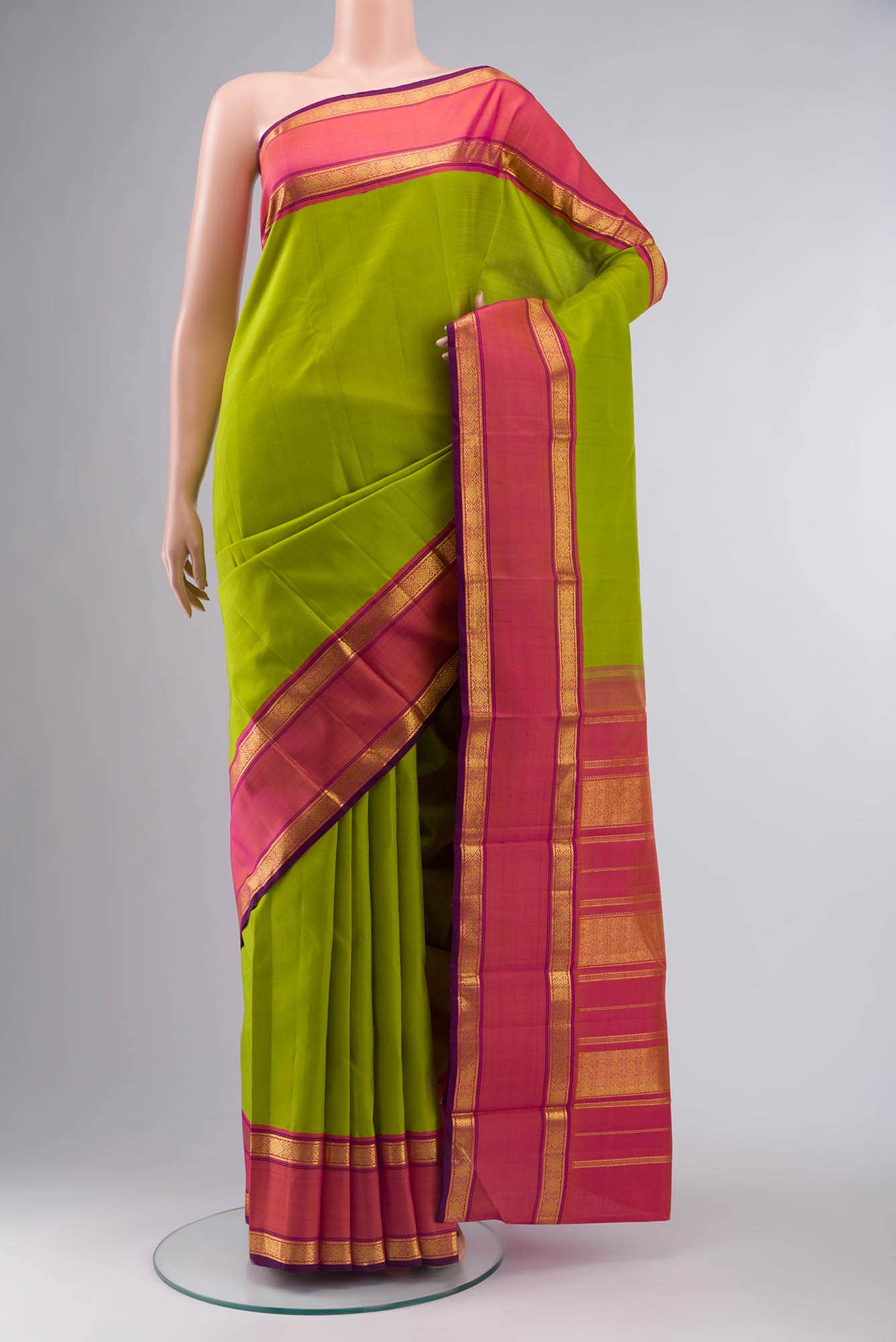 Green Kanchipuram Silk Saree