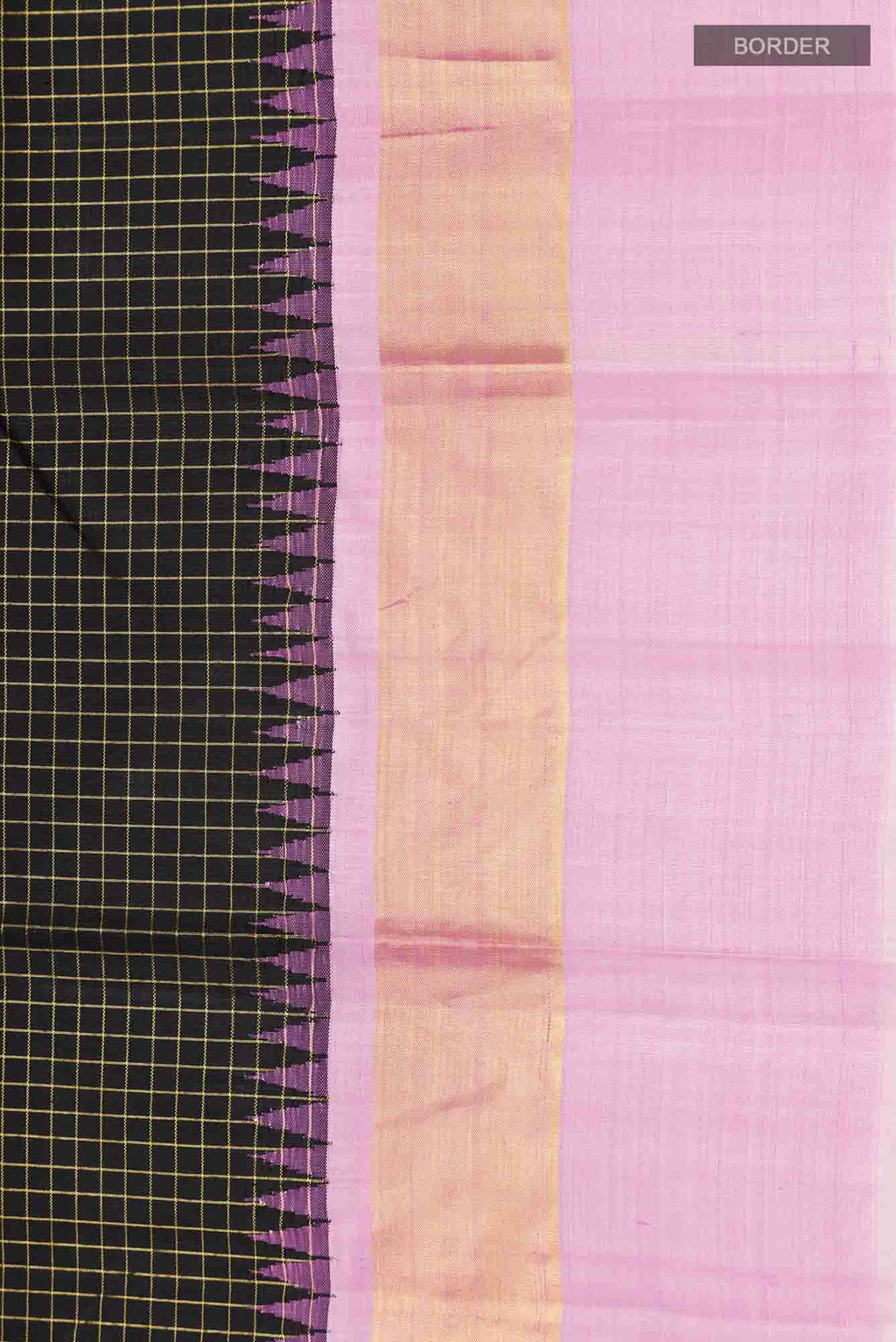 Black Kanchipuram Silk Saree