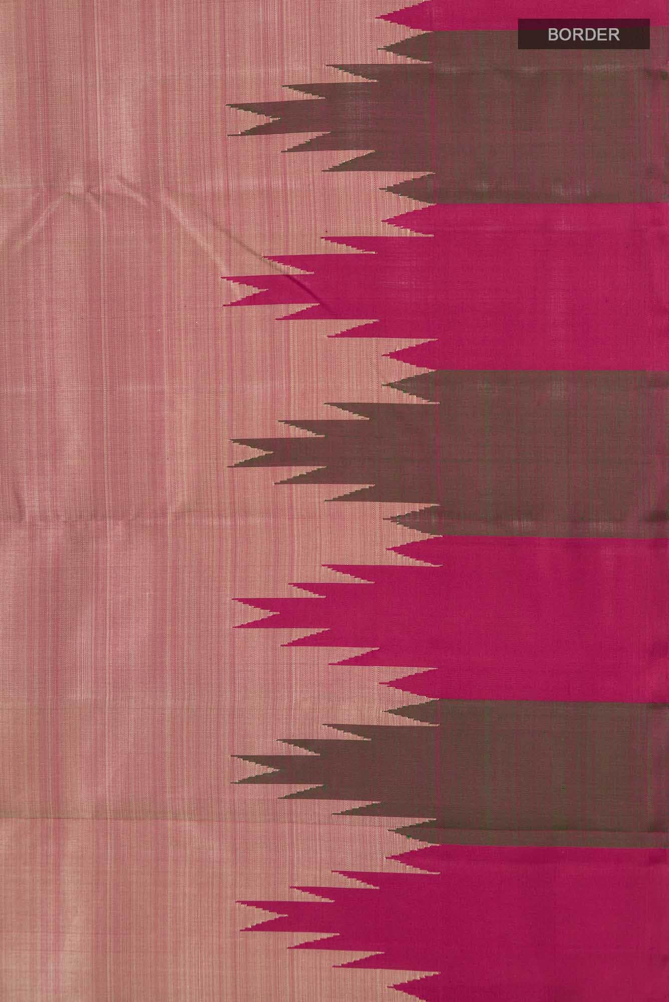 Brown Kanchipuram Silk Saree