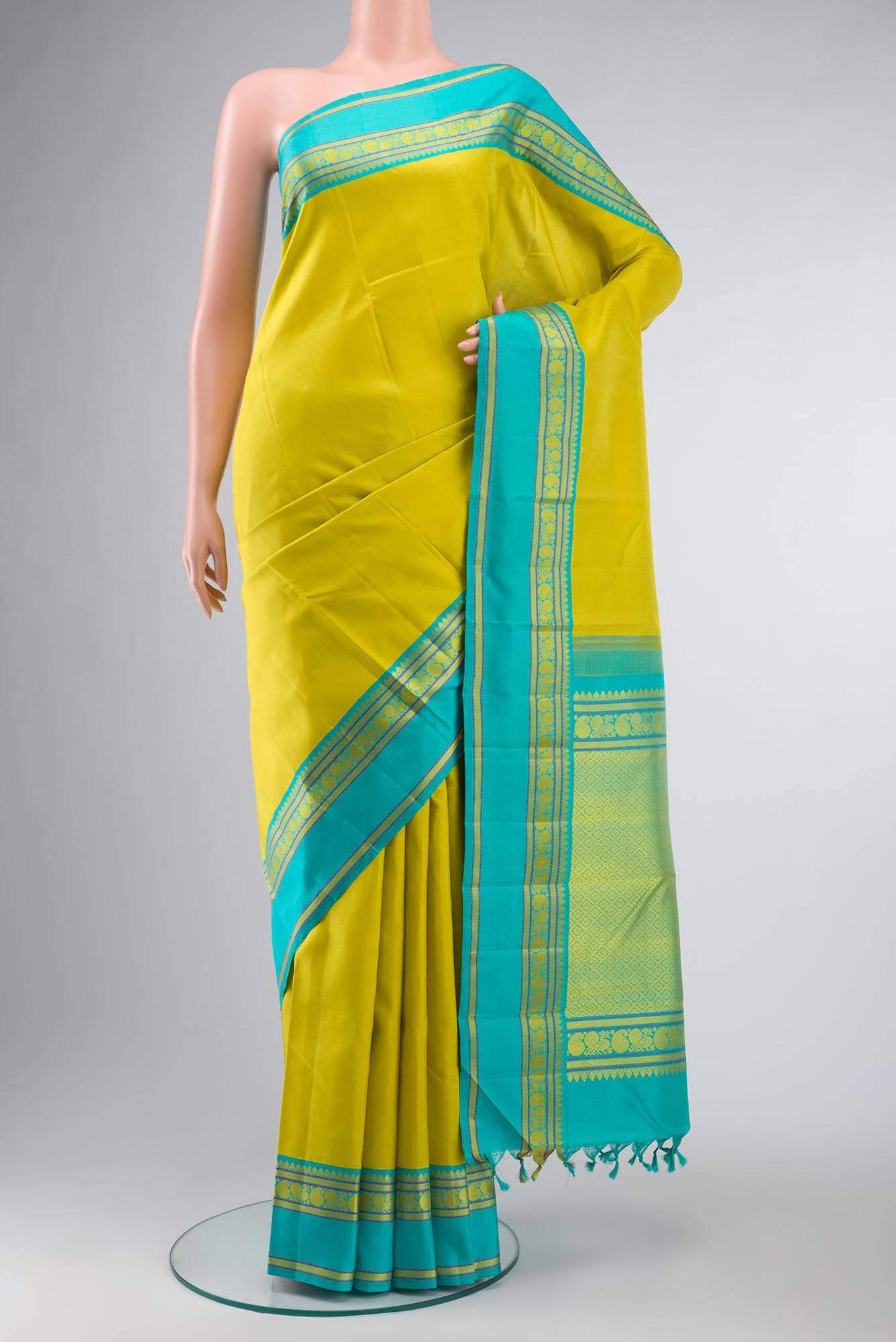 Green Kanchipuram Silk Saree
