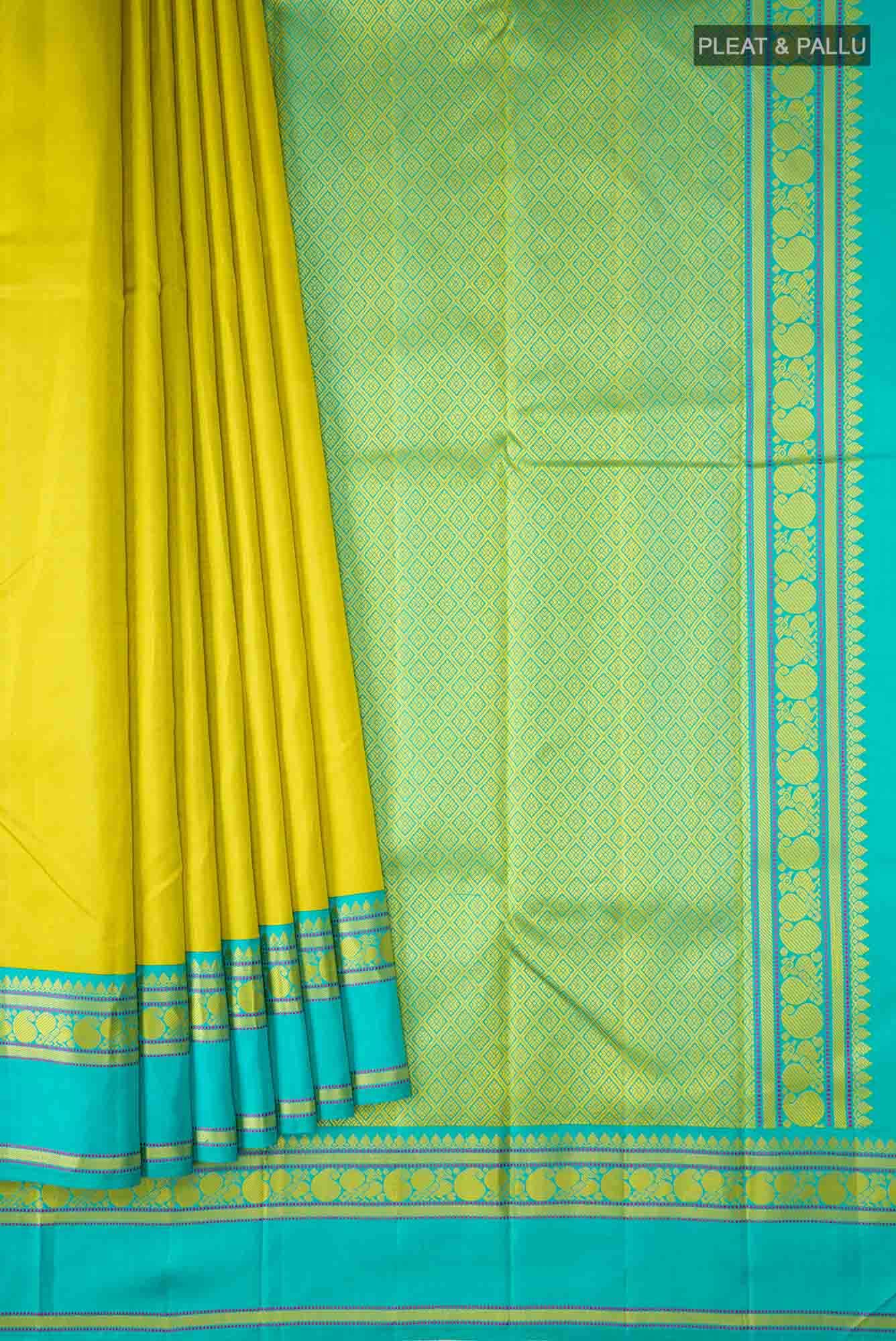 Green Kanchipuram Silk Saree