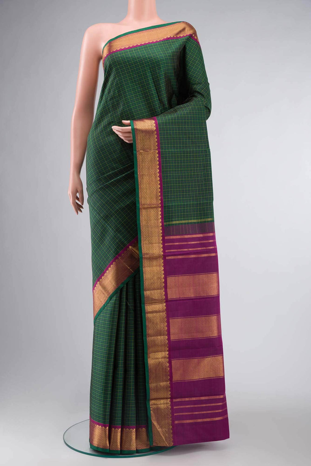 Green Kanchipuram Silk Saree