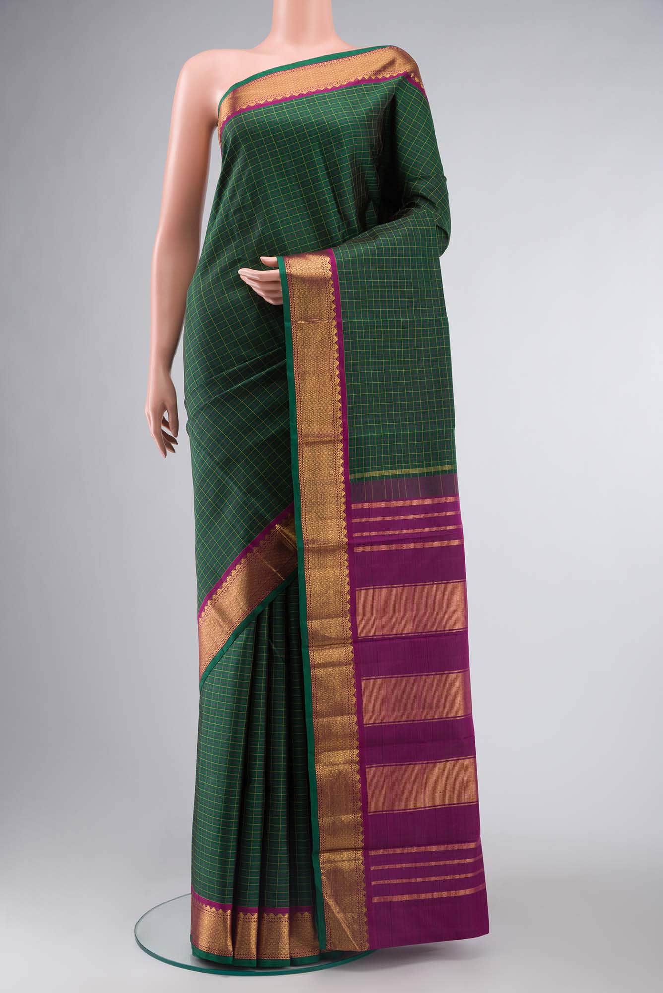 Green Kanchipuram Silk Saree