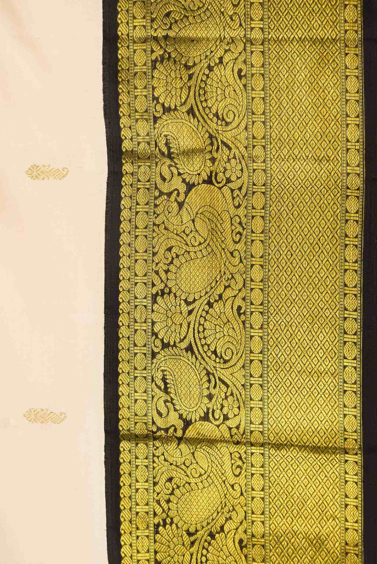 Pure Silk Pure Zari Sandal Kanjivaram Saree