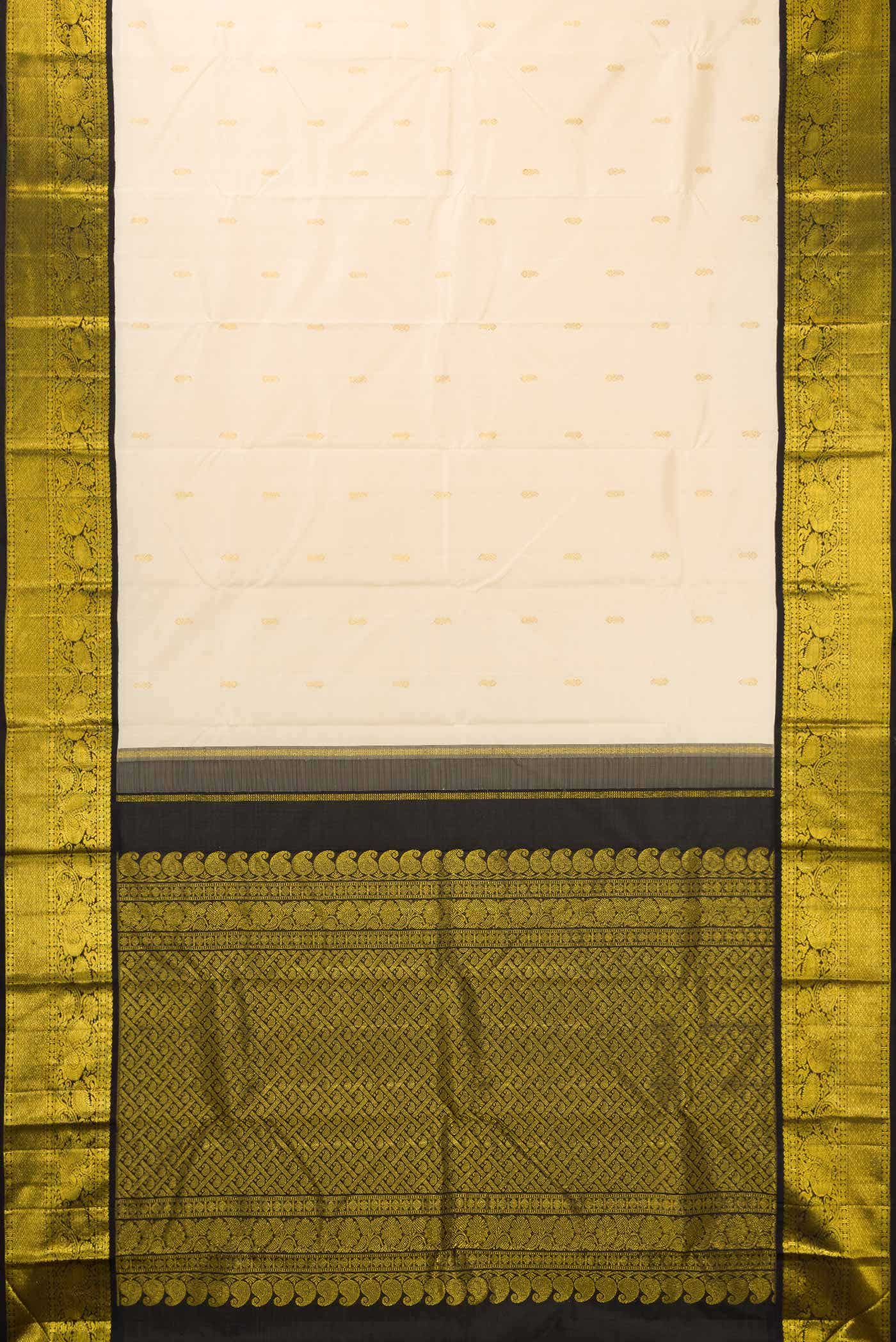 Pure Silk Pure Zari Sandal Kanchipuram Saree