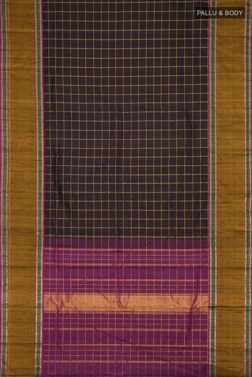 Purple Kanchipuram Silk Saree