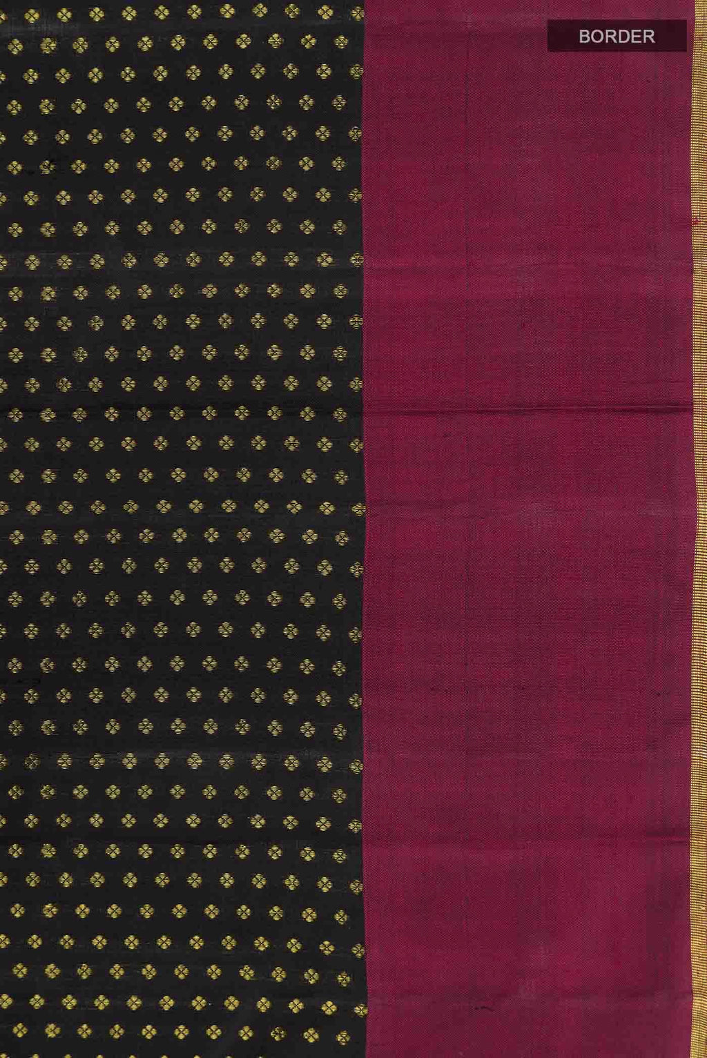 Black Kanchipuram Silk Saree