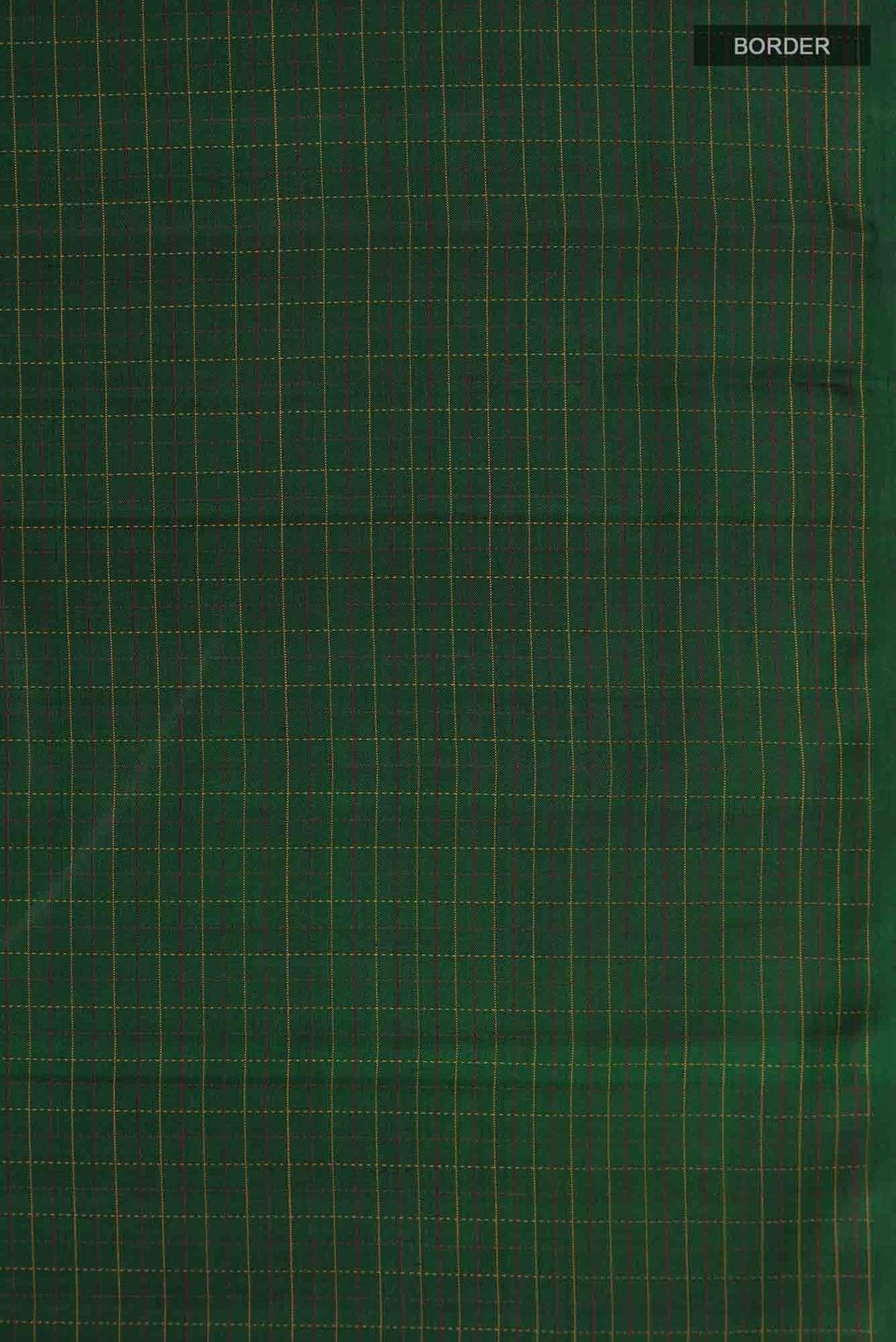 Bottle Green Kanchipuram Silk Saree